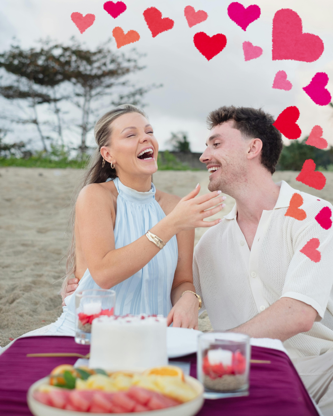Couples Romantic Beach Picnic Package (3 Hours) - Image 2